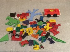 Vintage Junk Drawer Toys Animals Figures Fisher Price