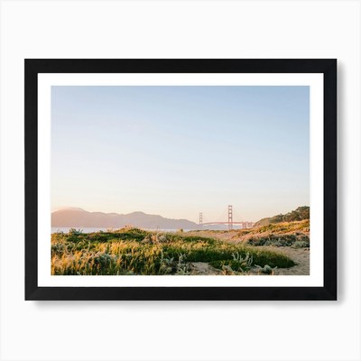 Golden Gate Bridge San Francisco Ar gerahmtes Wandbild Poster Leinwanddruck Bild