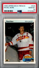 1990 UPPER DECK FRENCH #526 PAVEL BURE RC YOUNG GUNS PSA GEM MT 10