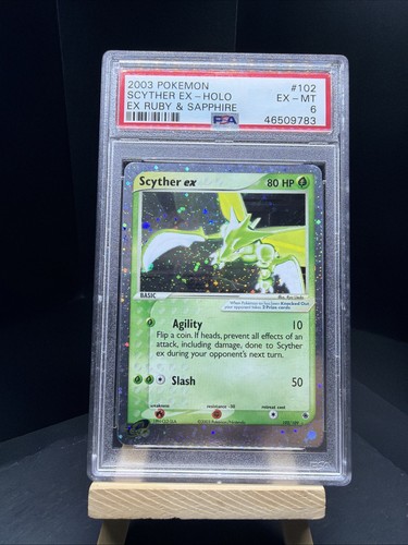 Scyther ex graded PSA 6 for sale on eBay