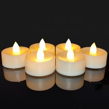6 PCS Tea Lights Candles Battery Operated Flameless LED Tea Lights