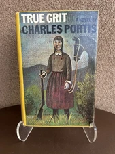 Charles Portis, True Grit. First Edition Hardcover in 4th Print $4.95 DJ, 1968.