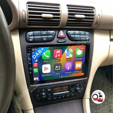Android 15 DAB+ Autoradio 4+64G Carplay GPS Für Mercedes C-Klasse W203 2000-2004 Android 15 DAB+ Autoradio 4+64G Carplay GPS Für Mercedes C-Klasse W203 2000-2004