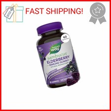 Nature  s Way Sambucus Elderberry Gummies, Immune Support Gummy for Adults  Kids