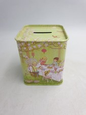 Belle Boo Picnic W/Friends In the Woods Tin Money Box Piggy Bank Elite Gift Boxs
