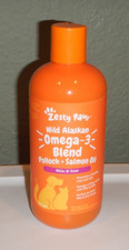 Zesty Paws wild alaskan Omega-3 Blend Pollock Salmon Oil coat dog cot 16 oz