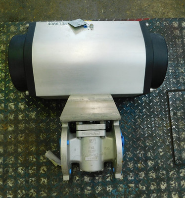 NEW Rotork GT Pneumatic Actuator W/ Fluoroseal Sleeve Lined Plug Valve SS 4'' 150