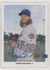 2017 Topps Archives Snapshots Auto 286/344 Robert Gsellman #AS-RG Auto i6j