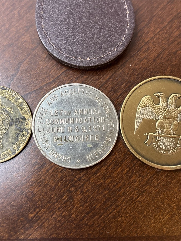 RARE Famous Mason Coins George Washington-frank S Land And More - Image 4 of 4