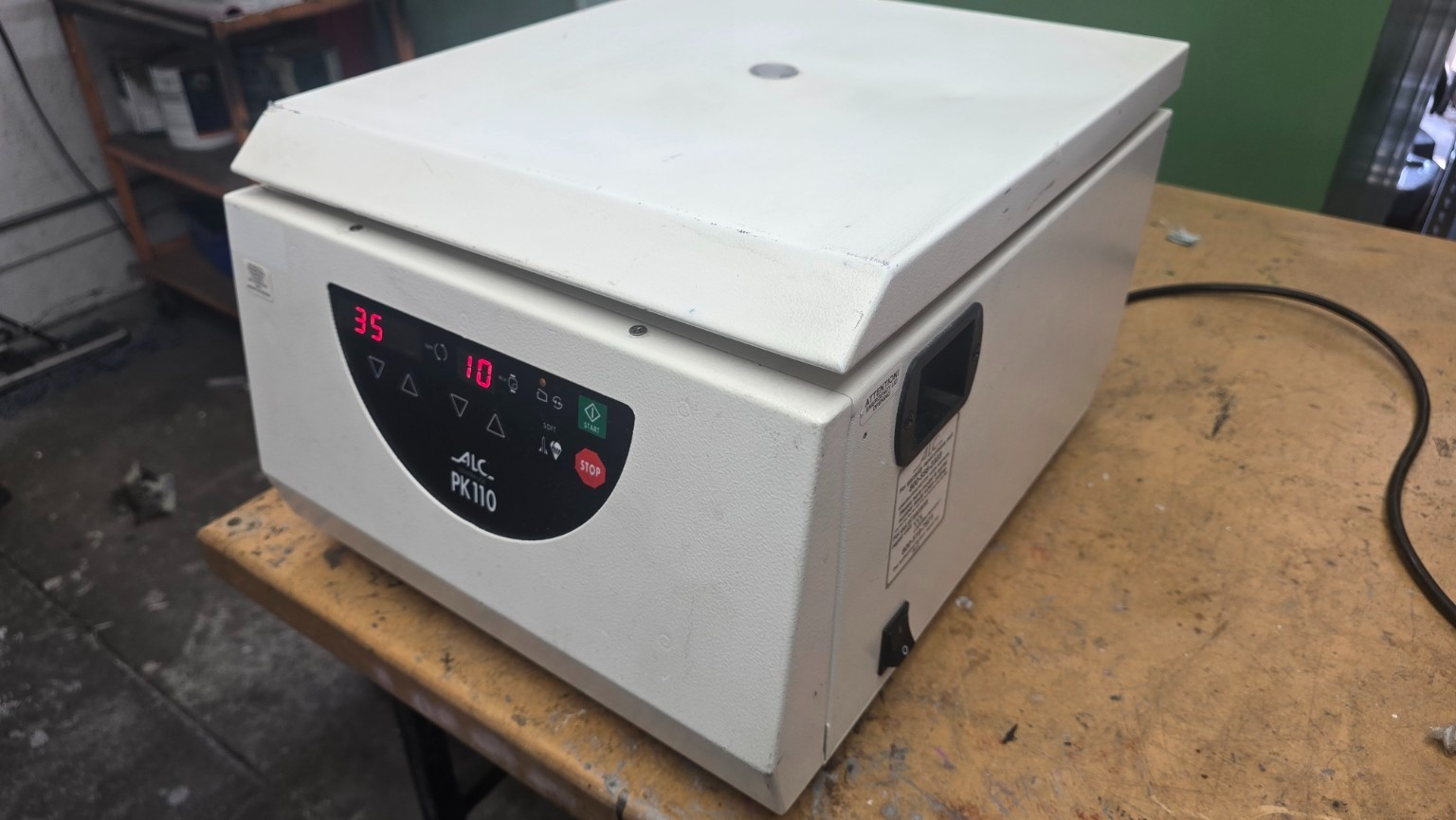 ALC PK110 Benchtop Centrifuge O-G26 Rotor 4-Bucket 4000 RPM Tested
