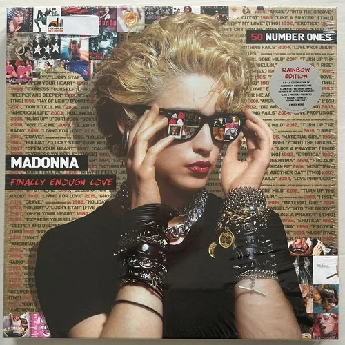 MADONNA FINALLY ENOUGH LOVE 50 NUMBER ONES  rainbow vinyl 6 LP BOX SET SEALED