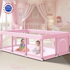 Baby Playpen 74 50 Large Playard for Babies Toddlers Sturdy Safety Yard Fshibila