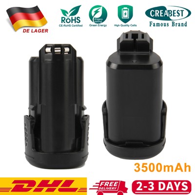 2x 12V Akku Für Dremel B812-01 B812-02 8200 8220 8300 3500mAh Lithium Batterie