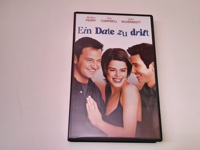 Ein Date zu dritt 1999 VHS German PAL Video Großbox Matthew Perry Neve Campbell