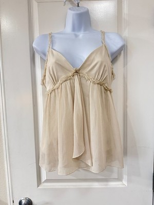 Express Design Studio Beige Nude Cami Flowy Medium