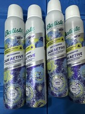 4X  Batiste 24H Active Dry Shampoo 200ml No Rinse Sweat Activated NEW Range 12.49 per litre