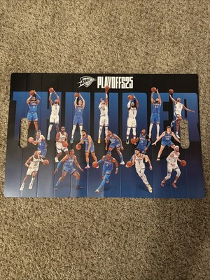 OKC Thunder Fan Clapper Authentic WCF Game 2 Shai Gilgeous MVP Night Unfolded