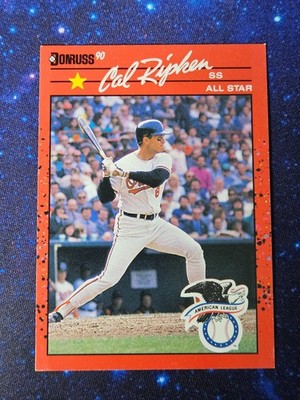 1990 Donruss - Cal Ripken #676 ''All-Star Game Performance'' above Stats