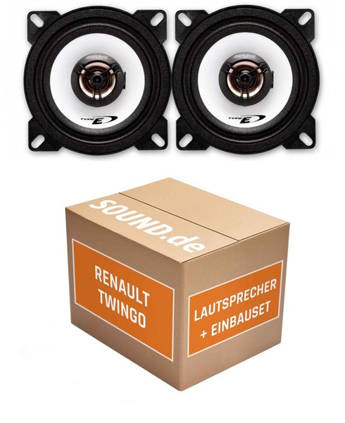 Lautsprecher Boxen Vorne Alpine SXE-1025S FüR Renault Twingo 1 2X Tief-MitteltöN-image