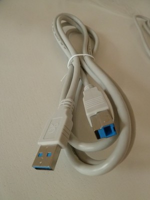SuperSpeed USB 3.0 Kabel - USB A auf USB B Stecker 1,80m NEU