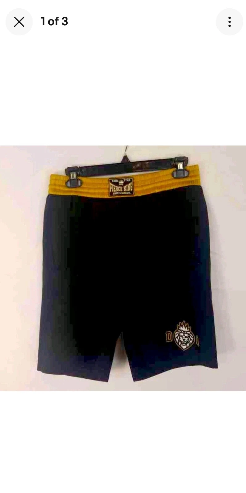Dolce Gabbana — ULTRA RARE Dolce & Gabbana KING RYAN GARCIA Custom Boxing Shorts Size M Or IT48