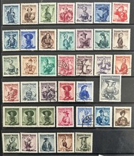 Austria 1948-1958 Costumes issues MNH/MH & Used