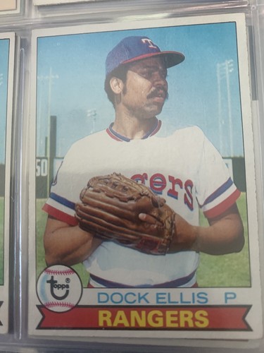 5 Dock Ellis baseball cards. Threw no-hitter in 1970 - Picture 4 of 5