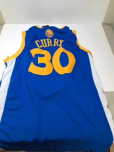Maglia Stephen Curry Golden State Warriors Adidas Swingman Steph GSW Uomo XL NUOVA CON ETICHETTE - Foto 2 di 2