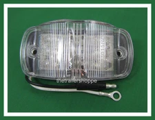 Maxxima M23015YCL Side Marker Clearance 14 LED Light Amber Clear Lens Trailer