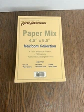 Paper Adventures Paper Mix Heirloom 150 Sheets 4.5” x 6.5" Cardstock Scrapbook