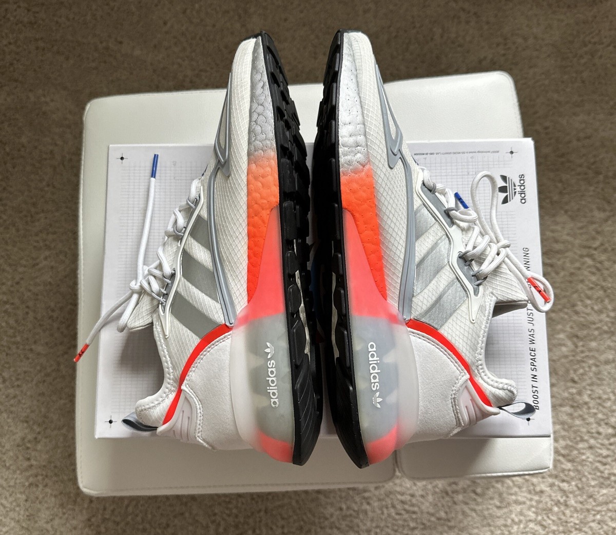 NASA 72GX- Ⅱ Size 10.5 - adidas NASA x ZX 2K Boost Space Race Black for