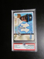 2000 Fleer Feel the Game Used Jersey Willie Randolph Signed Card PSA Cert Encap