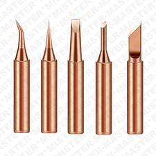 PUNTE SALDATORE A STAGNO PUNTE IN RAME PER STAZIONE DI SALDATURA - 5 PEZZI