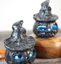 2025Hot Adorable Light-up Yooperlite Pumpkin Carving Home Car Decor Special Gift