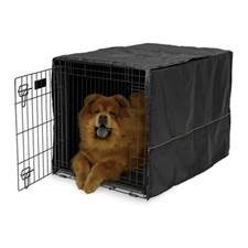 Dog Crate Cover Large Pet Quiet Time 36 x 23 x 25 Black