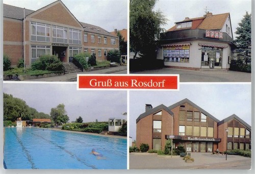 50972042 - 3405 Rosdorf Verwaltung, Freibad, SPAR-Handlung, Raiffeisenbank