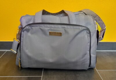 Große Jujube Wickeltasche ''Queen of the Nile'' Schultertasche schwarz-weiß