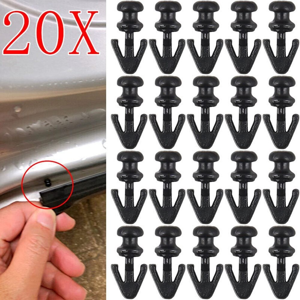 Premium Car Door Seal Push Rivet Clips 20Pcs Set for Ford For Mondeo MK234