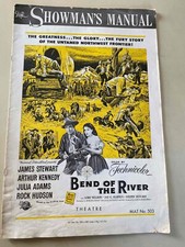 Bend of the River Pressbook 1952 James Stewart, Julia Adams, Arthur Kennedy