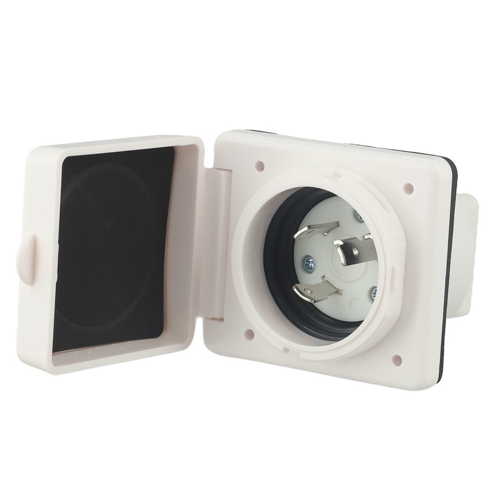 Sturdy 30A RV Plug with Boot Reliable Power Source for Outdoor