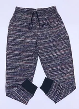 LuLaRoe JAX JOGGERS Horizontal Striped Size Large Comfy Cozy Lounge Pants M