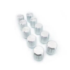 US Stock 10x Aluminum Hi-Fi CD Volume Tone Control Potentiometer Knob 6mm Silver