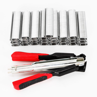 Hog Ring Pliers Kit 2500* C Clips Household Hand Tools For Seat Cover Upholstery