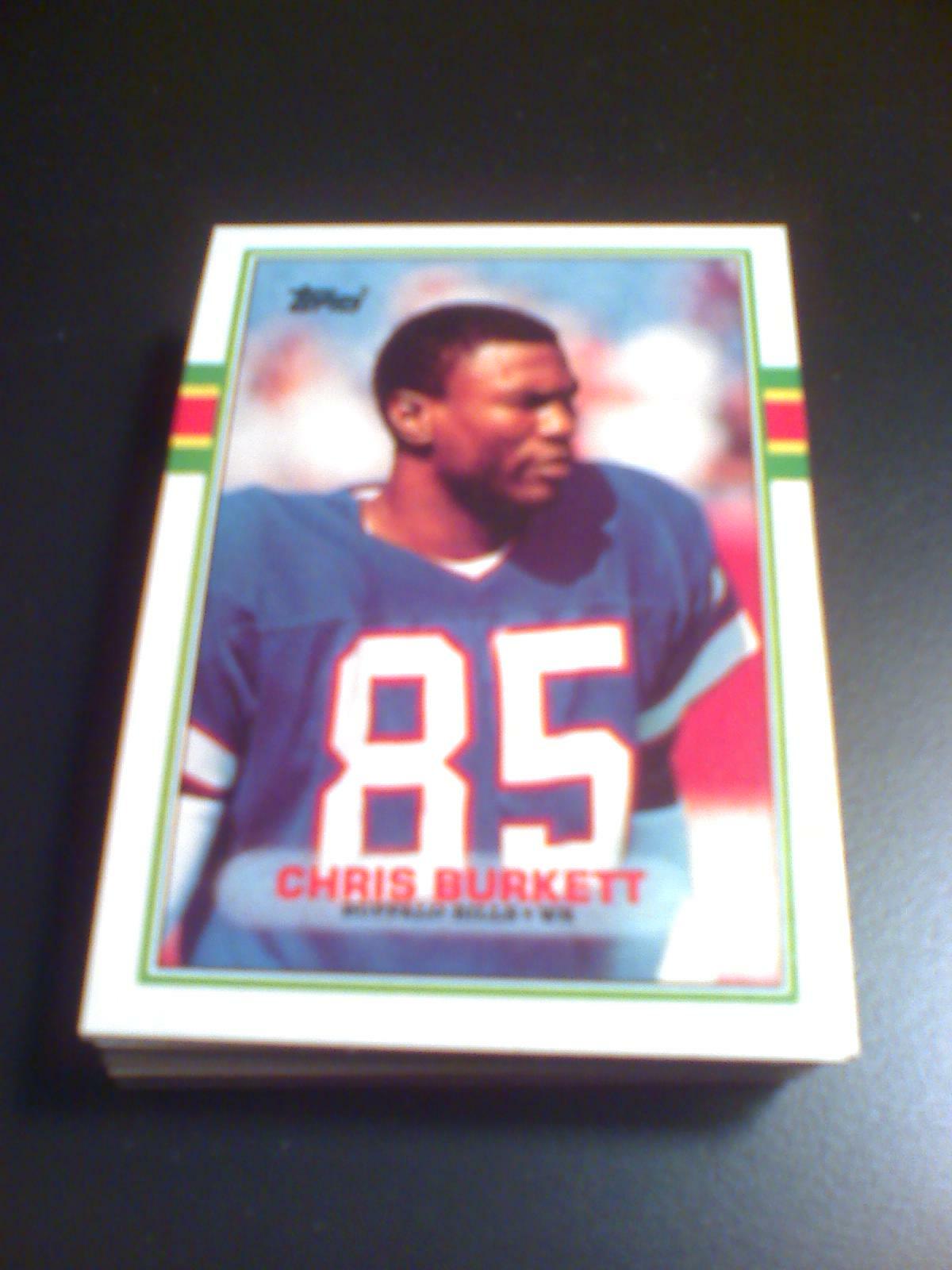 1989 Topps #54 CHRIS BURKETT LOT OF (10)