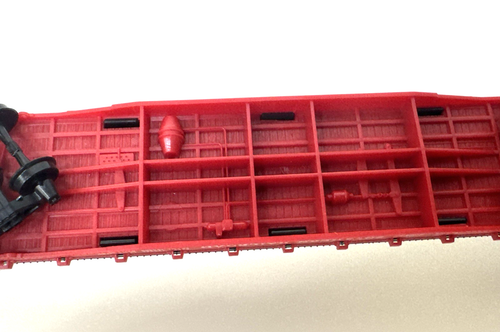 Tyco HO Scale 50' Pulpwood Car The Southern Railroad Red #4365 Flat Car - Picture 11 of 12