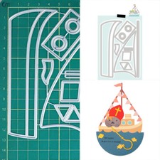 Ship Metal Cutting Dies Scrapbooking Paper Crafts Blade Punch Embossing Stencils