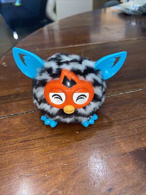 Furby Furbling Mini Boom 2013 white Black Hasbro Zig Zag Tested