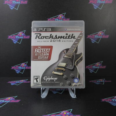 Rocksmith 2014 Edition PS3 PlayStation 3 AD Complete CIB - (See Pics)