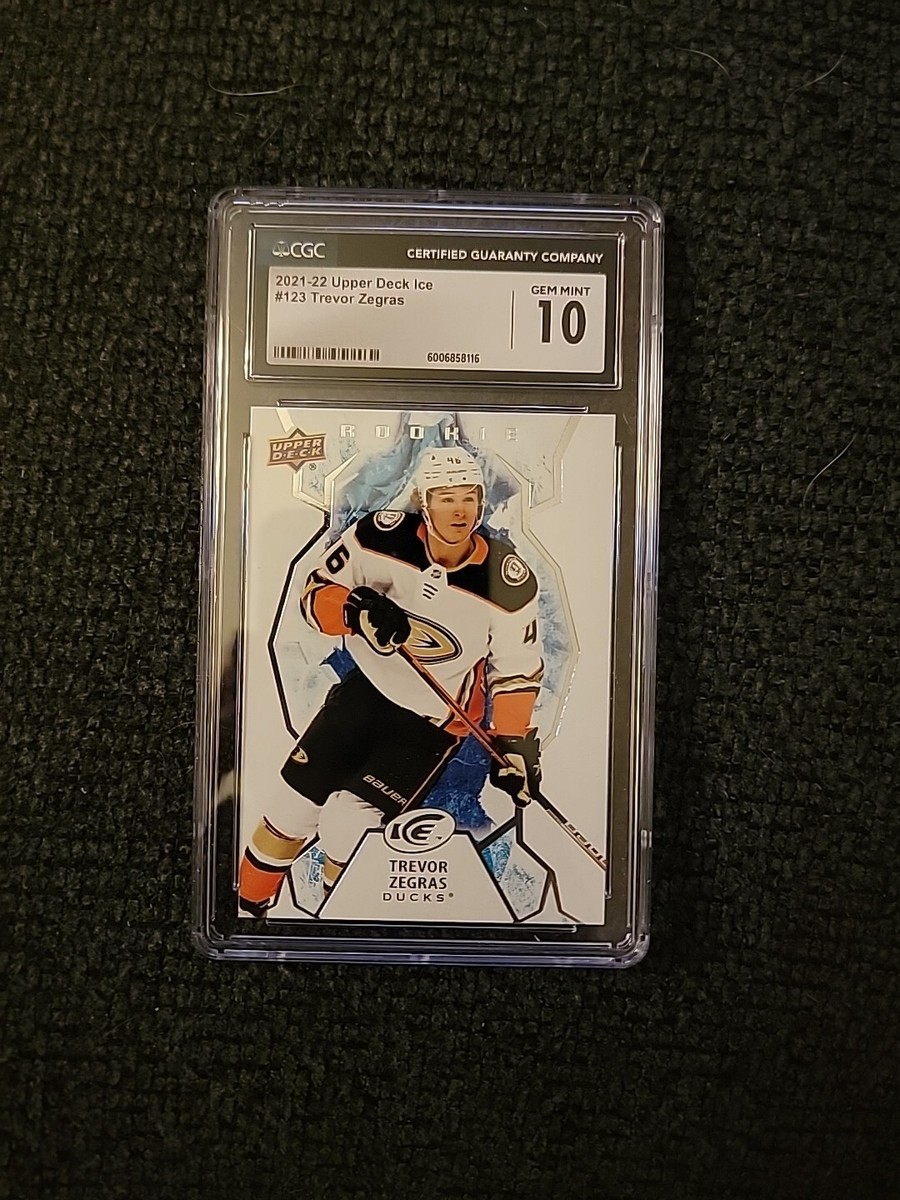 Buy 2021-22 Upper Deck Ice - Rookie Trevor Zegras #123 (RC