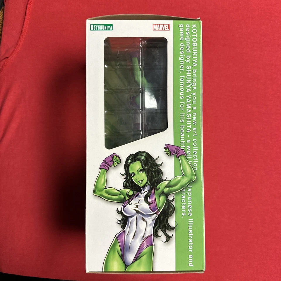 ESTATUA DE SHE-HULK BISHOUJO Vengadores Kotobukiya Koto Marvel Comics Foto 2 de 4